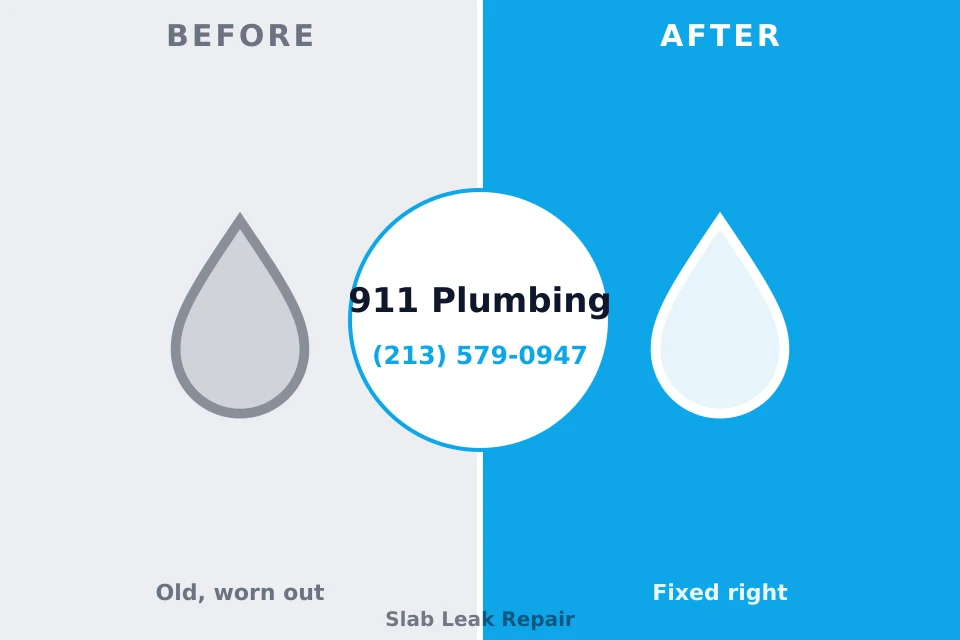 Before and after: plumbing company Moses Lake, WA